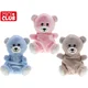 Mini klubski medvedek 23 cm - mešanica barv (bež, roza, modra)
