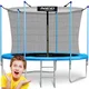 Neo-Sport 8ft/252cm vrtni trampolin z notranjo mrežo in lestvijo Neo-Sport