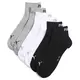 PUMA Quarter Socks Unisex (3-Pack), Clothing, Grey/White/Black, 43-46