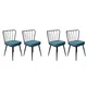 Hanah Home Set stolica Yildiz-952 V4, 53x63x67.5 cm, 4 komada, Plave