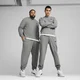 Mens Puma Essentials No. 1 Logo Jersey Pants, Gray, Size 4XL, Clothing