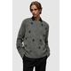 Vuneni pulover AllSaints Odyssey boja: siva, topli