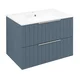CIRASA Vanity Unit 69,8x52x46cm, trak siena - Modra - 69,8x52x46 cm - Sapho - CIRASA - 24 - MDF/laminat - 698 - 520 - 460 - 14