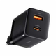 Baseus Super Si Pro Quick Charger USB + USB-C 30W (black)