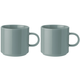Šalčka za kavo, 200 ml, set 2 kosov, prašno zelena, lončevina, Stelton