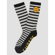 Empyre Aloof Socks black/white/gold