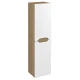 WAVE Visoka skladiščna enota 35x140x30cm, bela/ hrast cuneo - 35x140x30 cm - Sapho - WAVE - 24 - MDF/laminat - Lepilo - Drugo - 3-delne tuš kabine - 350 - 1400 - 300 - 14