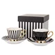 Komplet dveh skodelic za espresso iz porcelana Porcelana Elegant