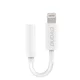 DUDAO avdio adapter adapter za slušalke iz lightning na 3,5 mm mini jack bele barve (l16i white)
