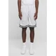 Striped Mesh Shorts - White/Black