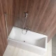 Zaslon za kad VILMA, 600 mm, kromast/prosojno steklo - 4.00 - 36 - Aqualine - 60.00 - Odprtina obložena s ploščicami - 60x140 - 1400.00
