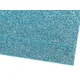 Moosgummi penasta guma z bleščicami 20x30 cm - ledeno modra (2 kosa)