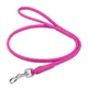 WAUDOG Okrogel standardni roza usnjen pasji povodec 122cm crazypaws.eu 6 mm