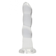 RealRock Bulbous Dildo with Suction Cup 17cm Transparent