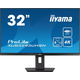 Iiyama ProLite XUB3293UHSN-B5LED monitor 32 (31.5 viewable) 3840 x 2160 4K @ 60 Hz IPS 350 cd/m2 1000:1 4 ms HDMI DisplayPort USB-C speakers matte black