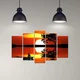 Wallity Set Slika 5DMDF-5, 5 Delova