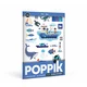 POPPIK Edukativni poster s nalepnicama Mini otkrića: Plava boja