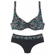 LASCANA Bikini, črna
