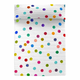 Bijeli pamučni prošiveni prekrivač 180x260 cm Confetti – Happy Friday