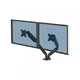 FELLOWES Nosač monitora Platinum series dual Monitor crni