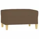 Vidaxl Stolček za noge rjavo 70x55x41 cm blago
