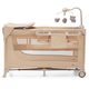 kinderkraft® prenosna posteljica joy™ 2 z dodatki beige
