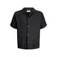 Jack & Jones Srajca Nantucket Double 12291812 Črna Regular Fit