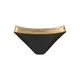 LASCANA Bikini hlačke zlata/črna