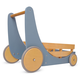 kinderfeets® drveni spremnik za igračke i vježbanje hodanja cargo walker slate blue