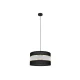 Luster na sajli HELEN 1xE27/15W/230V prečnik 35 cm crna/zlatna