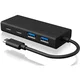 ICY BOX IB-HUB1426-CPD USB 3.2 Gen 1 (3.1 Gen 1) Type-C 5000 Mbit/s Črna