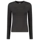 GUESS JEANS LONG SLEEVE T-SHIRT WOMEN BLACK