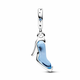 Pandora Srebrn obesek Pepelkin copat Disney 793071C01