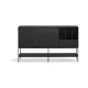 Črna komoda 166x98x45 cm Platt – Teulat