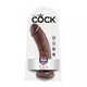 King Cock 8inch brown