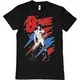 David Bowie Majica Lightning Bolt Unisex Black S