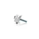 Ivela LKM adapter mehanski, bel, kovinski - Aluminij
