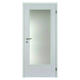 Doornite sobna vrata sa staklom (850x2000mm, smjer otvaranja: desno, bijele boje, središnji položaj: saće)