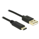 Kabel DELOCK, USB-A 2.0 (M) na USB-C(M), 2m