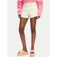 Roxy Jeans kratke hlače Chlo Natural ERJDS03323 Kremna Regular Fit