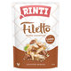 Varčno pakiranje RINTI Filetto Pouch v želeju, 48 x 100 g - Piščanec z jagnjetino