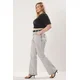 Trendyol Curve Grey Stitch Detail Flare Fit Denim Jeans