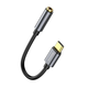 USB-C v ženski audio 3.5 mm razdelilni adapter Baseus L54 z vgrajenim DAC - siv