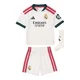 ADIDAS PERFORMANCE Športna obleka Real H Mini temno zelena/rubin rdeča/bela