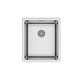 Metalac Ideal 340 Podgradna sudopera sa sifonom, Inox, fi 90, 380 x 440 mm