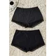 Trendyol Curve Black 2-Pack High Waist Laced Soft Comfort Plus Size Panties