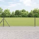 vidaXL Stebri za ograjo s podnožji 26 kosov O32mm 70cm Cinkana jeklena