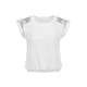 REGINA FASHION Majica Blouse - Boat neckline lace bela