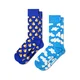Happy Socks Nogavice kobalt modra/azur/rumena/bela