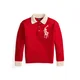 Polo Ralph Lauren Pulover rdeča / bela